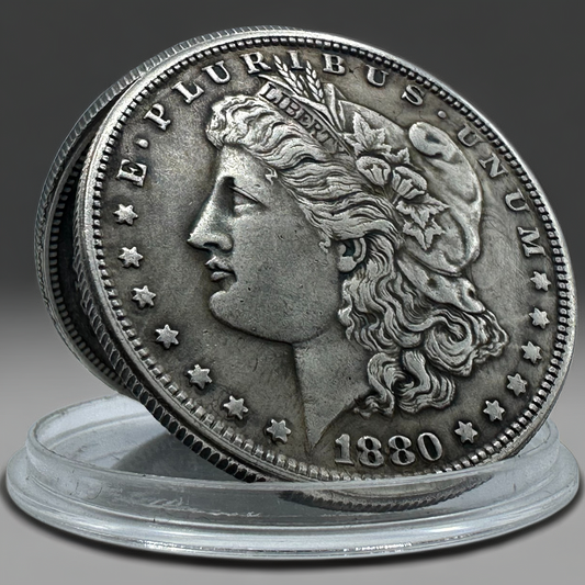 1880 Morgan Dollar Replica Coin Set – 10pcs Iron Collection