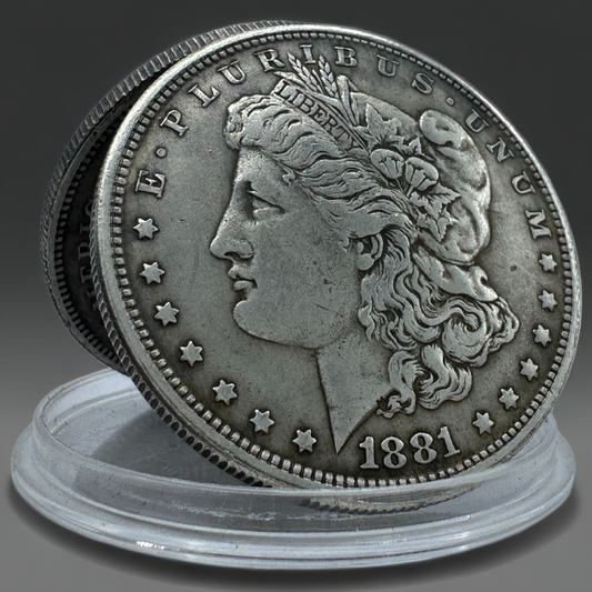 1881 Morgan Dollar Replica Coin Set – 10pcs Iron Collection