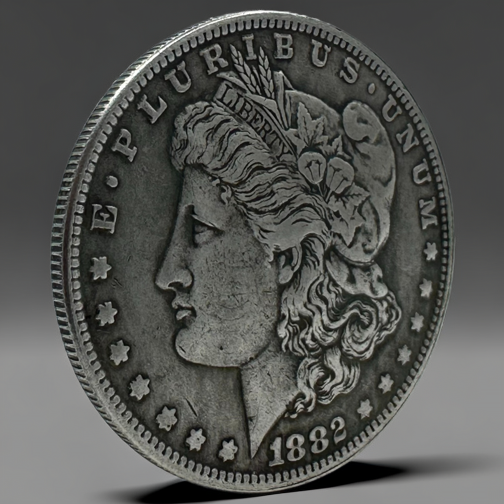 1882 Morgan Dollar Replica Coin Set – 10pcs Iron Collection