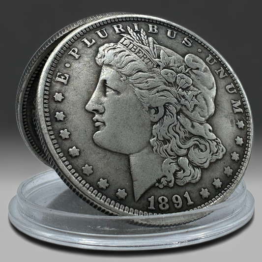 1891 Morgan Dollar Replica Coin Set – 10-Piece Historical Collectibles
