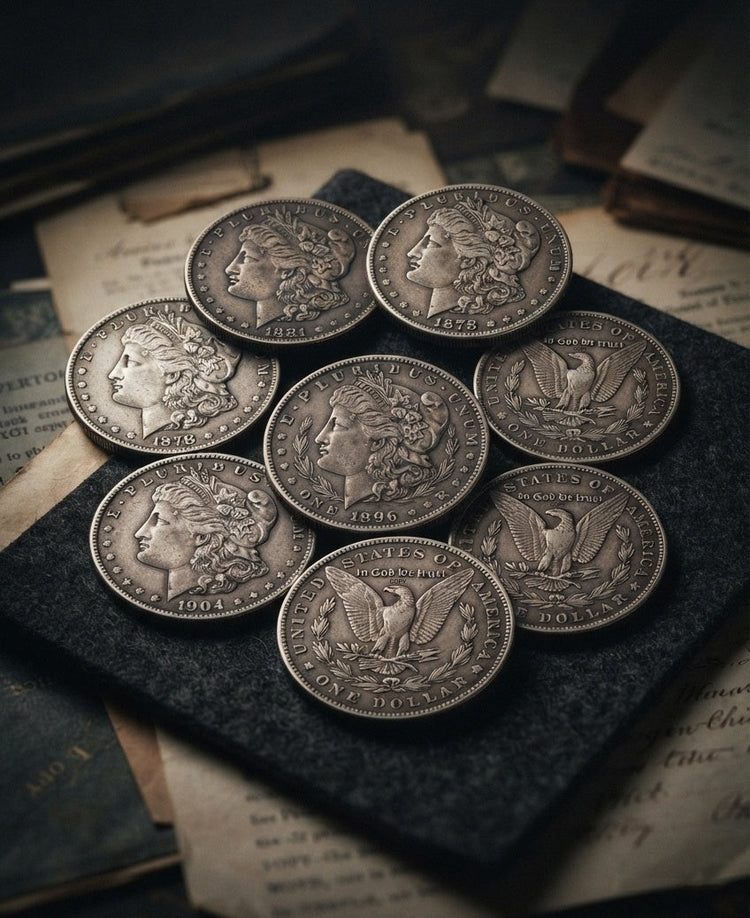 Morgan dollar replica coins collection from QL Souvenir Coins