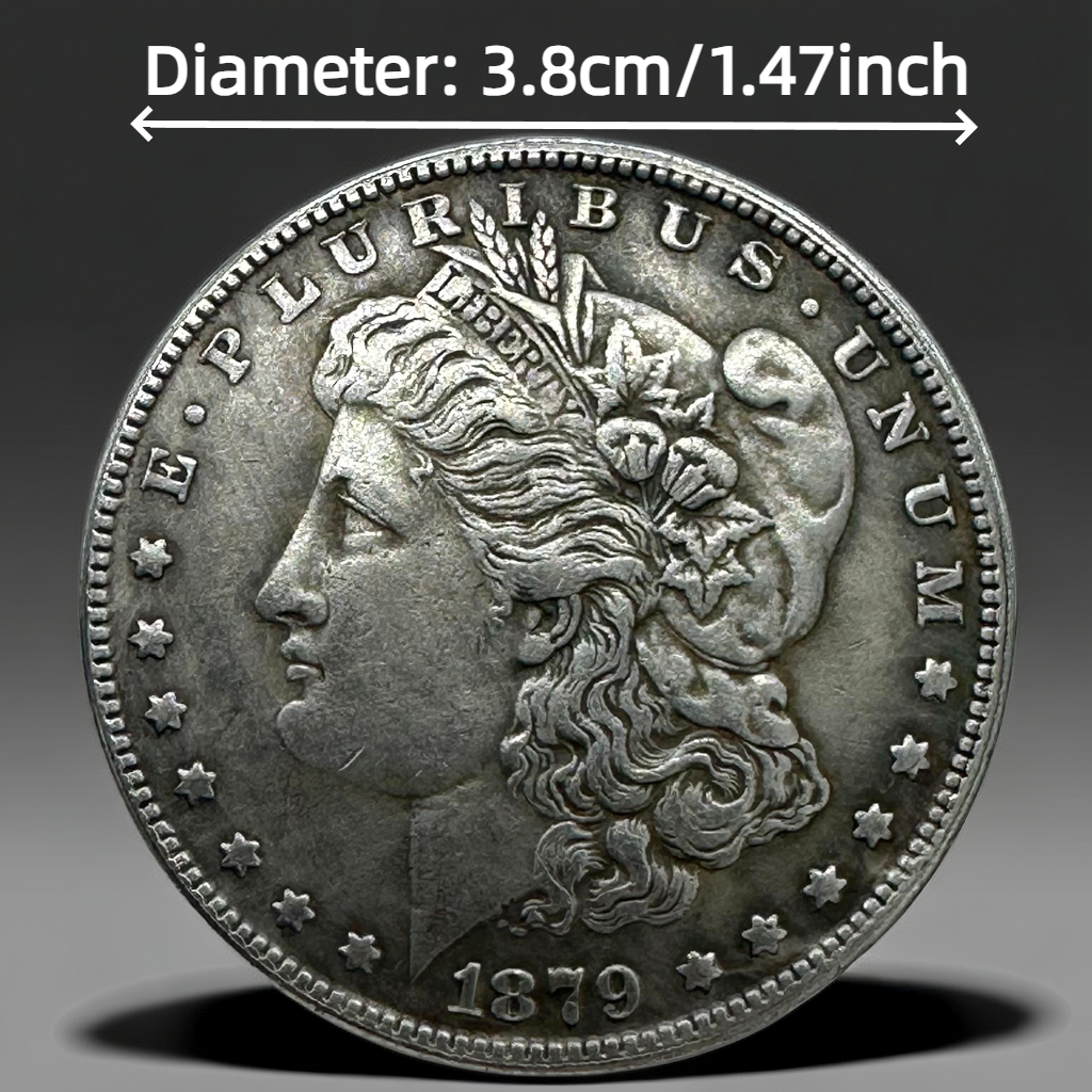 1879 Morgan Dollar Replica Coin Set – 10pcs Iron Collection
