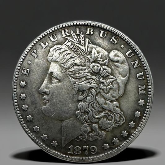 1879 Morgan Dollar Replica Coin Set – 10pcs Iron Collection