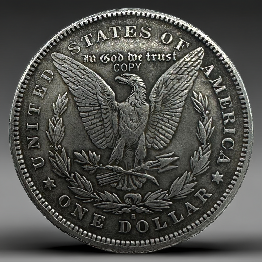 1879 Morgan Dollar Replica Coin Set – 10pcs Iron Collection