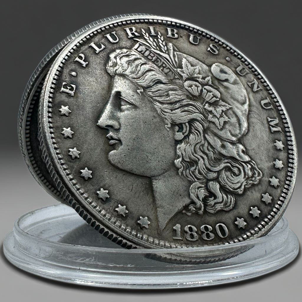 1880 Morgan Dollar Replica Coin Set – 10pcs Iron Collection