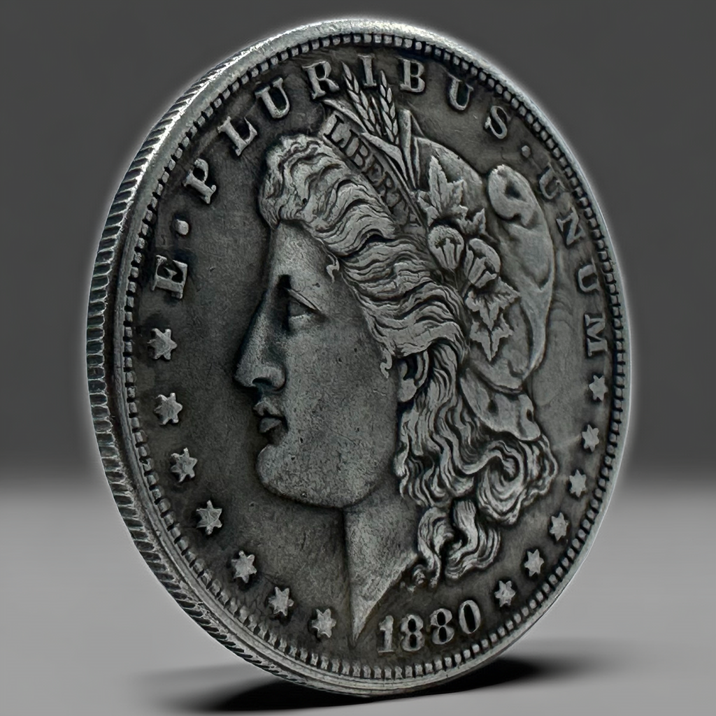 1880 Morgan Dollar Replica Coin Set – 10pcs Iron Collection