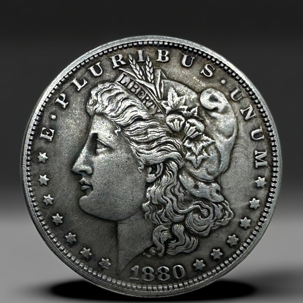 1880 Morgan Dollar Replica Coin Set – 10pcs Iron Collection
