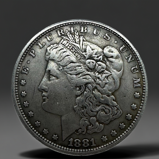1881 Morgan Dollar Replica Coin Set – 10pcs Iron Collection