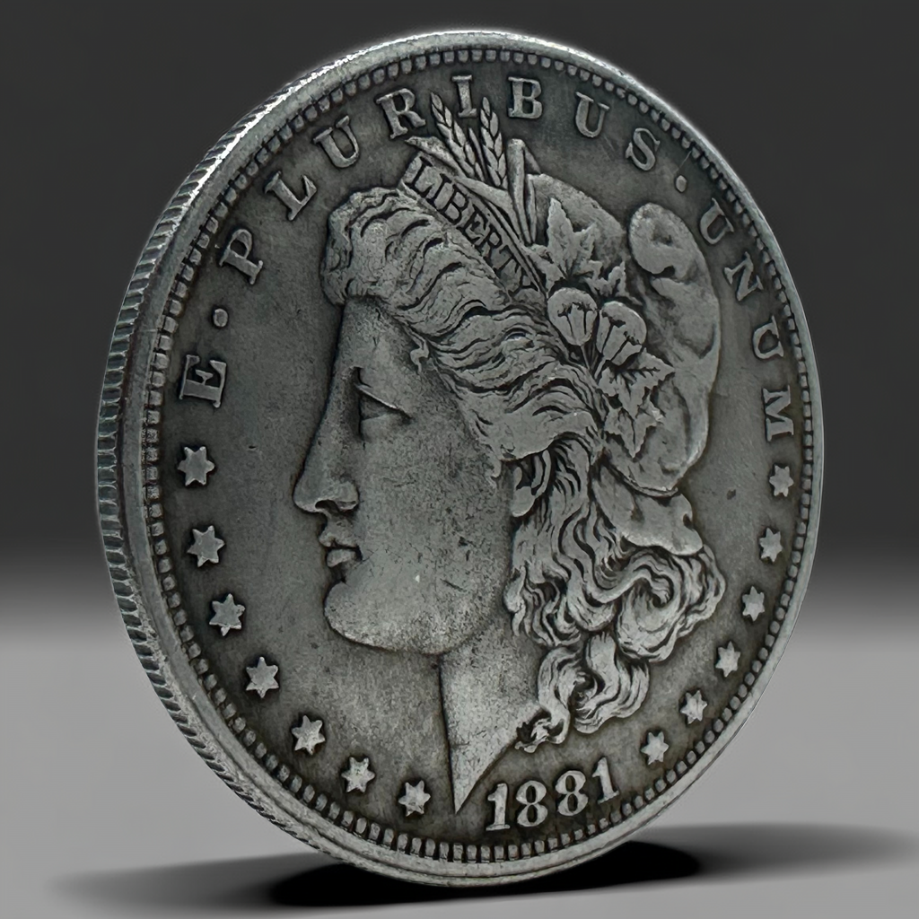 1881 Morgan Dollar Replica Coin Set – 10pcs Iron Collection