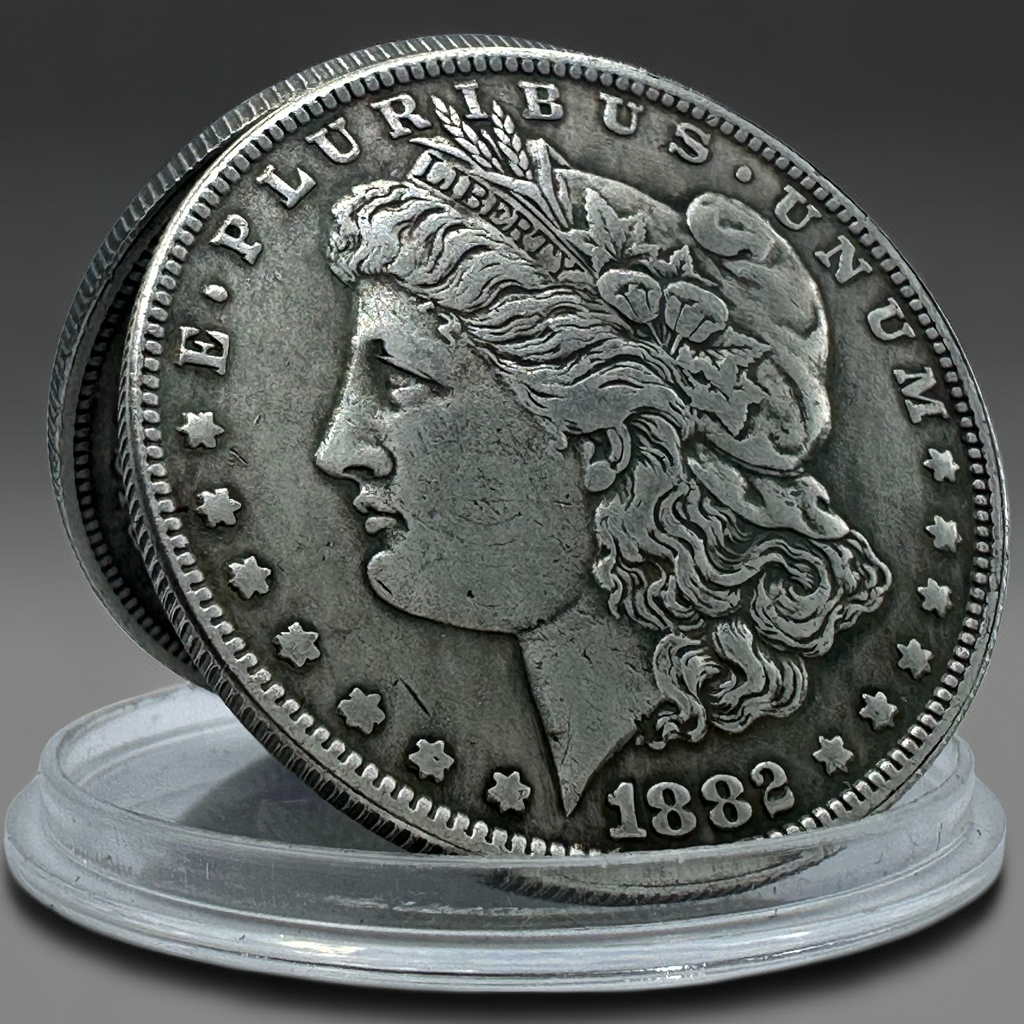 1882 Morgan Dollar Replica Coin Set – 10pcs Iron Collection