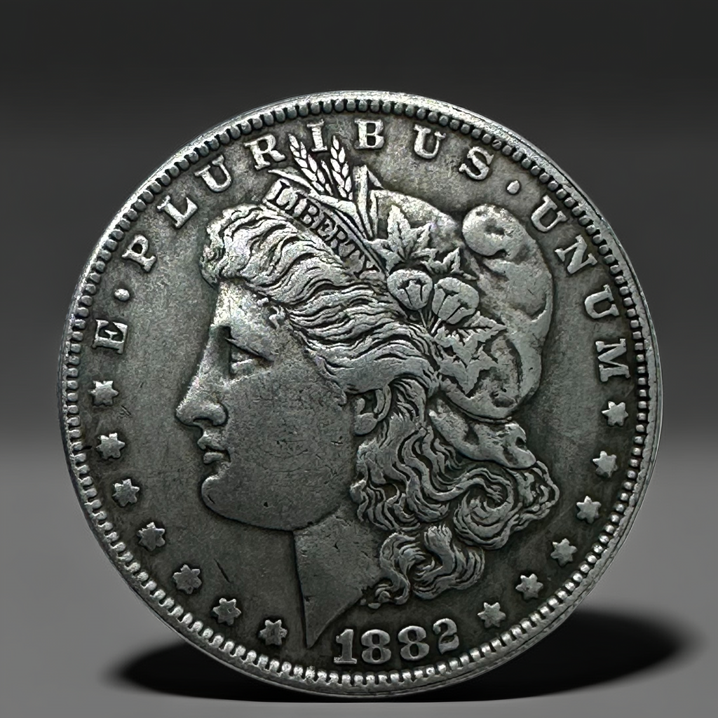 1882 Morgan Dollar Replica Coin Set – 10pcs Iron Collection