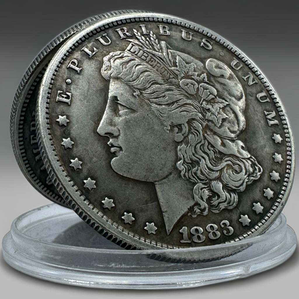 1883 Morgan Dollar Replica Coin Set – 10pcs Iron Collection