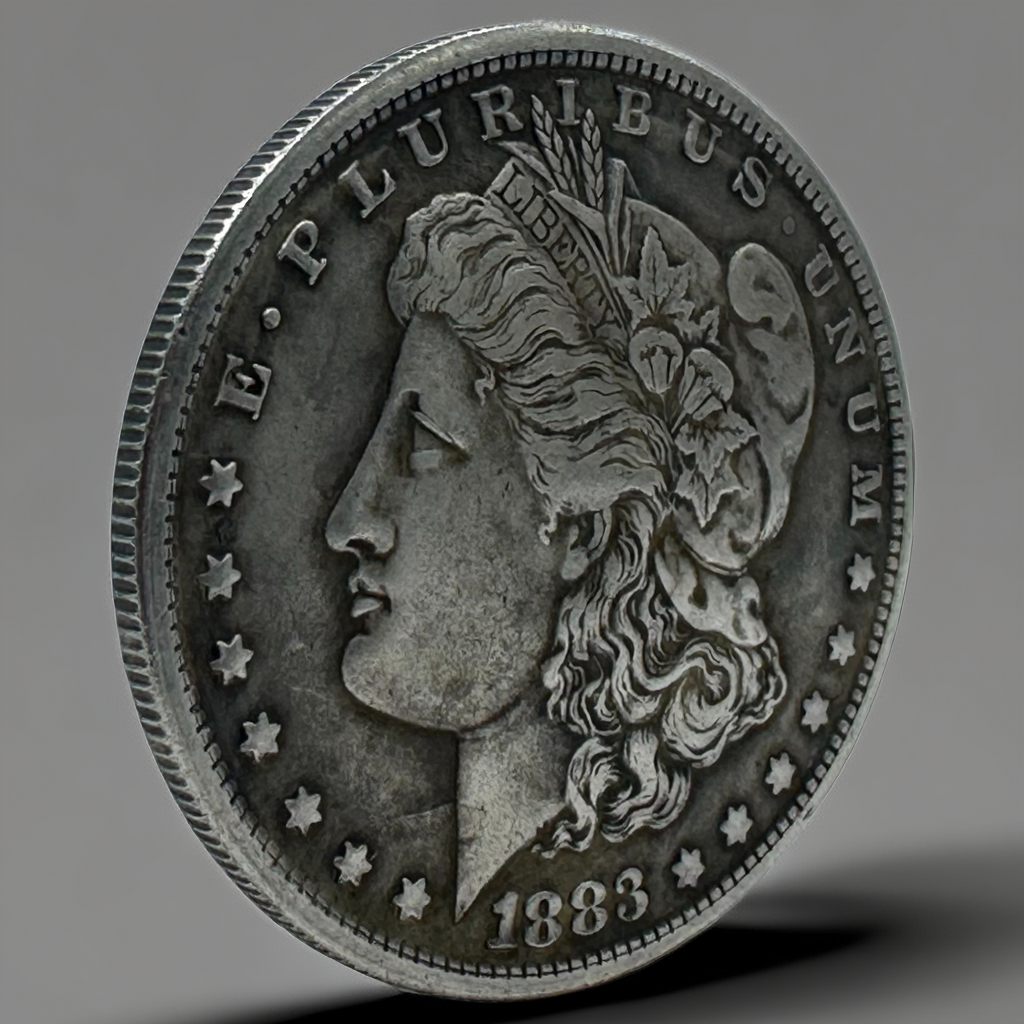 1883 Morgan Dollar Replica Coin Set – 10pcs Iron Collection
