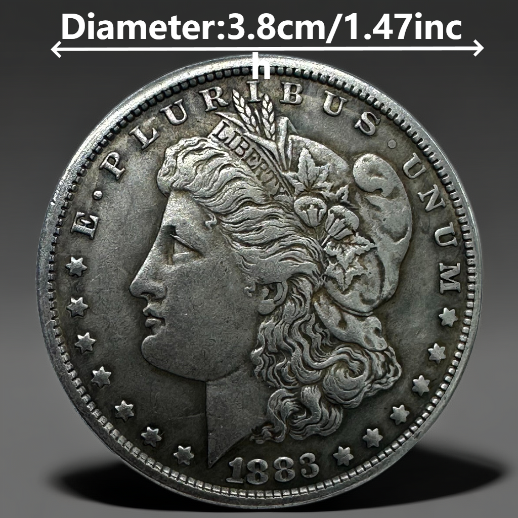 1883 Morgan Dollar Replica Coin Set – 10pcs Iron Collection