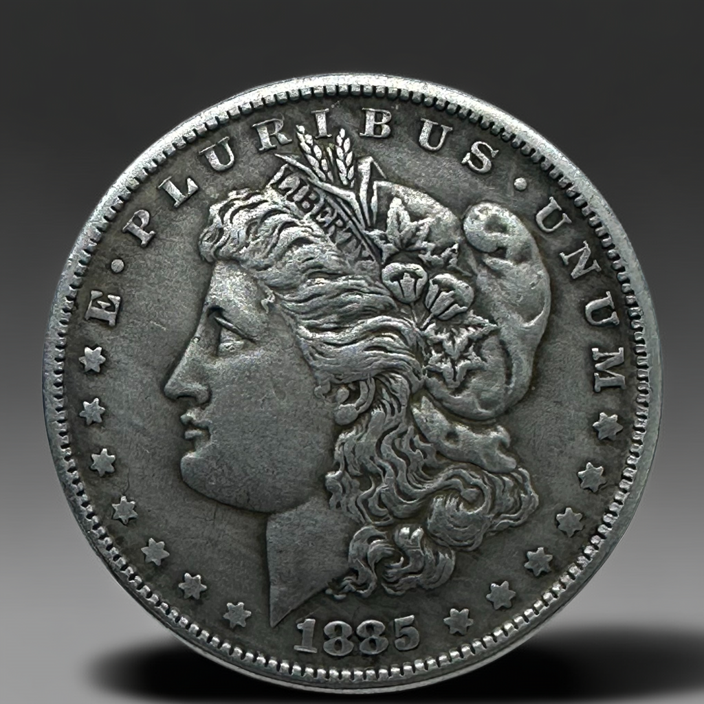 1885 Morgan Dollar Replica Coin Set – 10pcs Iron Collectible Coins