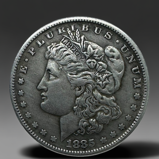 1885 Morgan Dollar Replica Coin Set – 10pcs Iron Collectible Coins