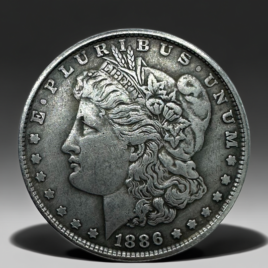 1886 Morgan Dollar Replica Coin Set – 10pcs Historical Collectible Coins