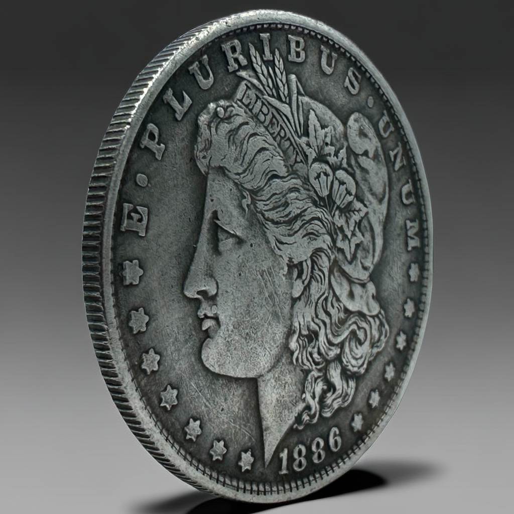 1886 Morgan Dollar Replica Coin Set – 10pcs Historical Collectible Coins