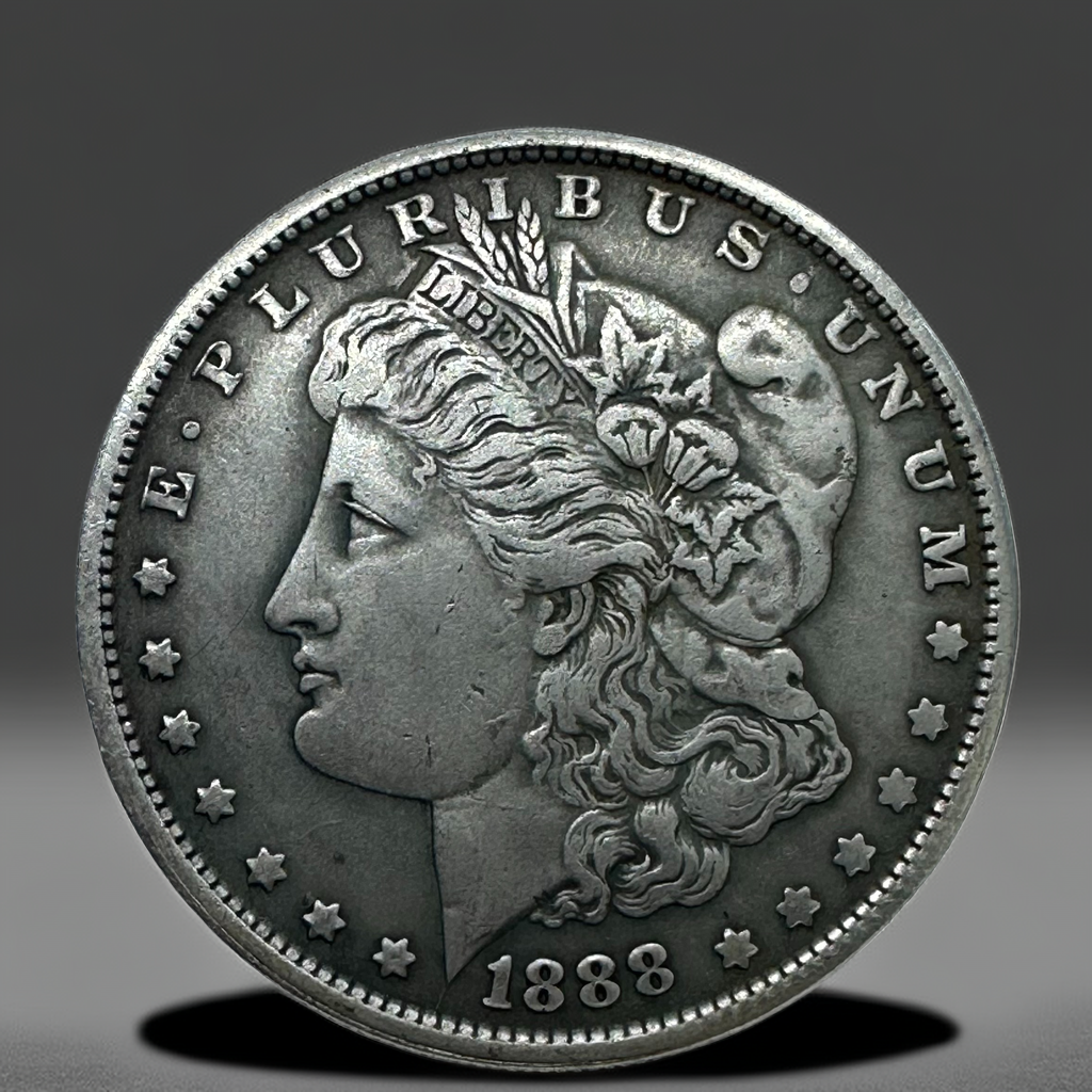 1888 Morgan Dollar Replica Coin Set – 10pcs Historical Souvenir Collection