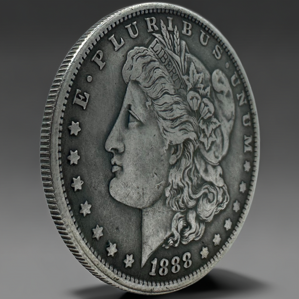 1888 Morgan Dollar Replica Coin Set – 10pcs Historical Souvenir Collection