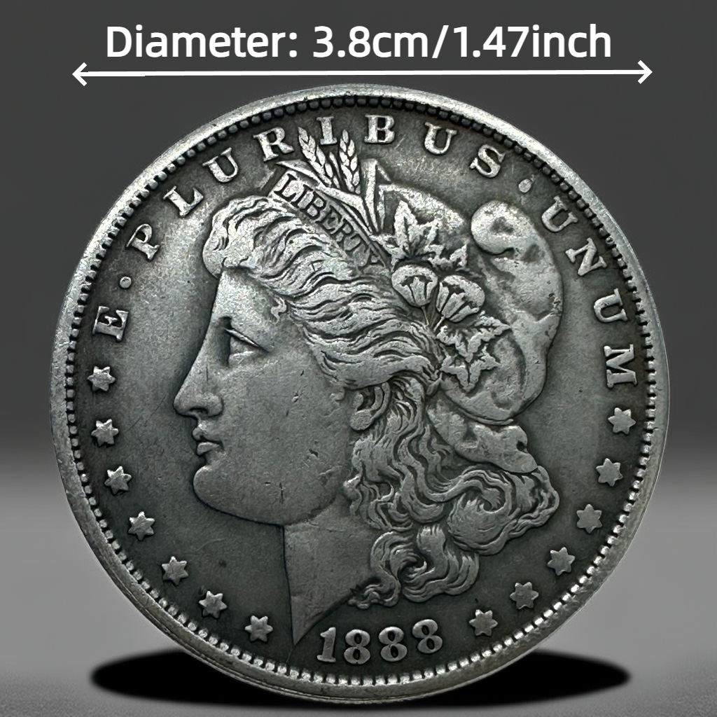 1888 Morgan Dollar Replica Coin Set – 10pcs Historical Souvenir Collection