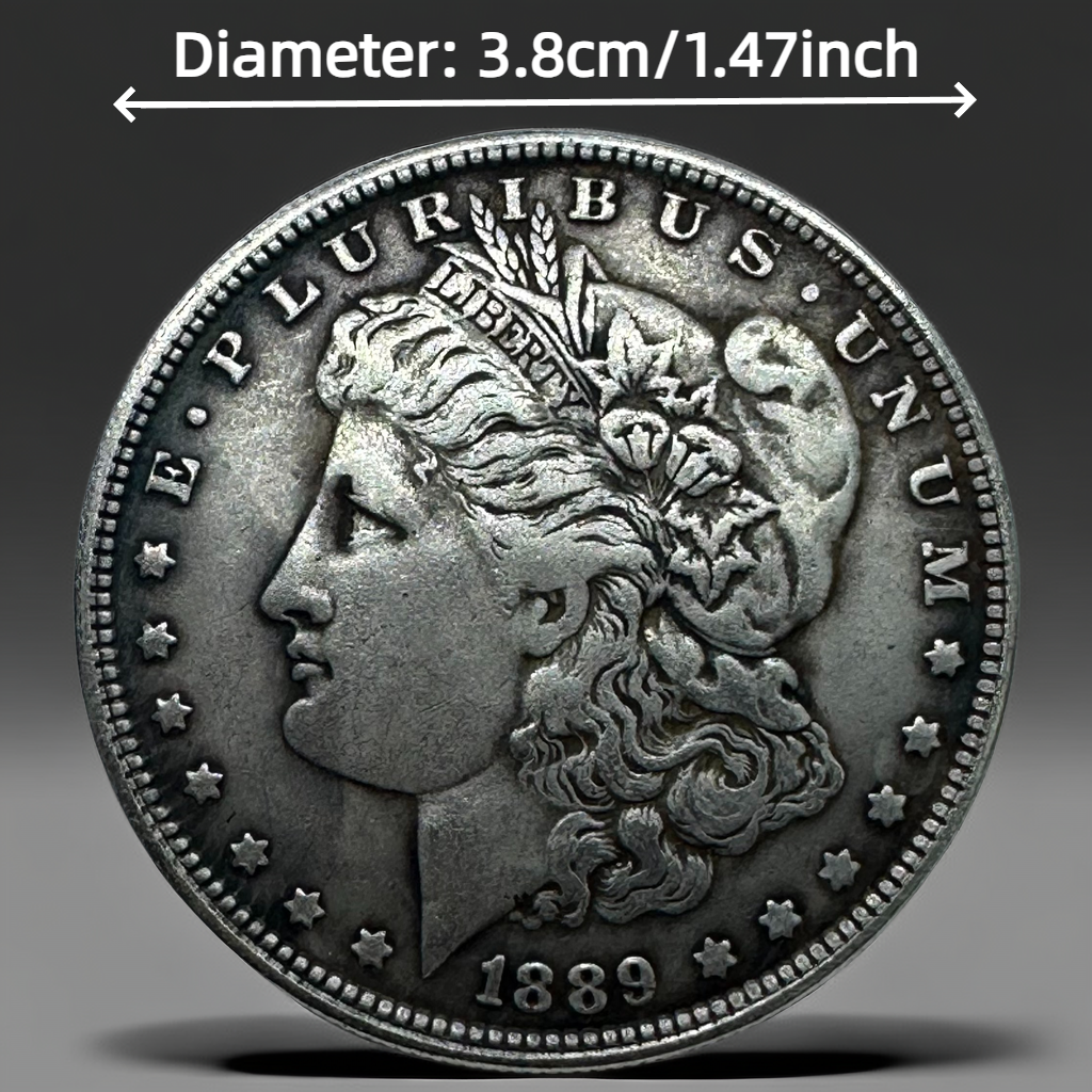 1889 Morgan Dollar Replica Coin Set – 10-Piece Historical Souvenir Collection