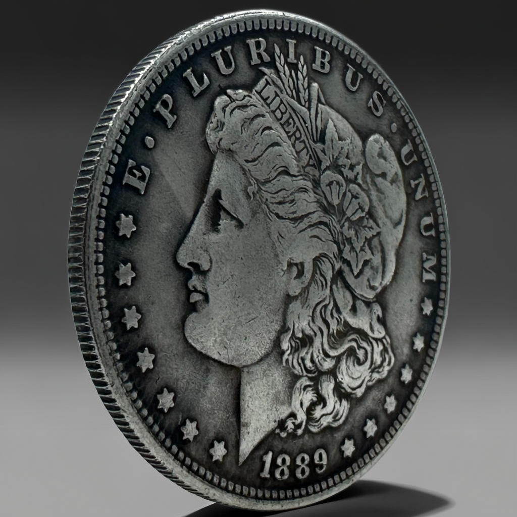 1889 Morgan Dollar Replica Coin Set – 10-Piece Historical Souvenir Collection