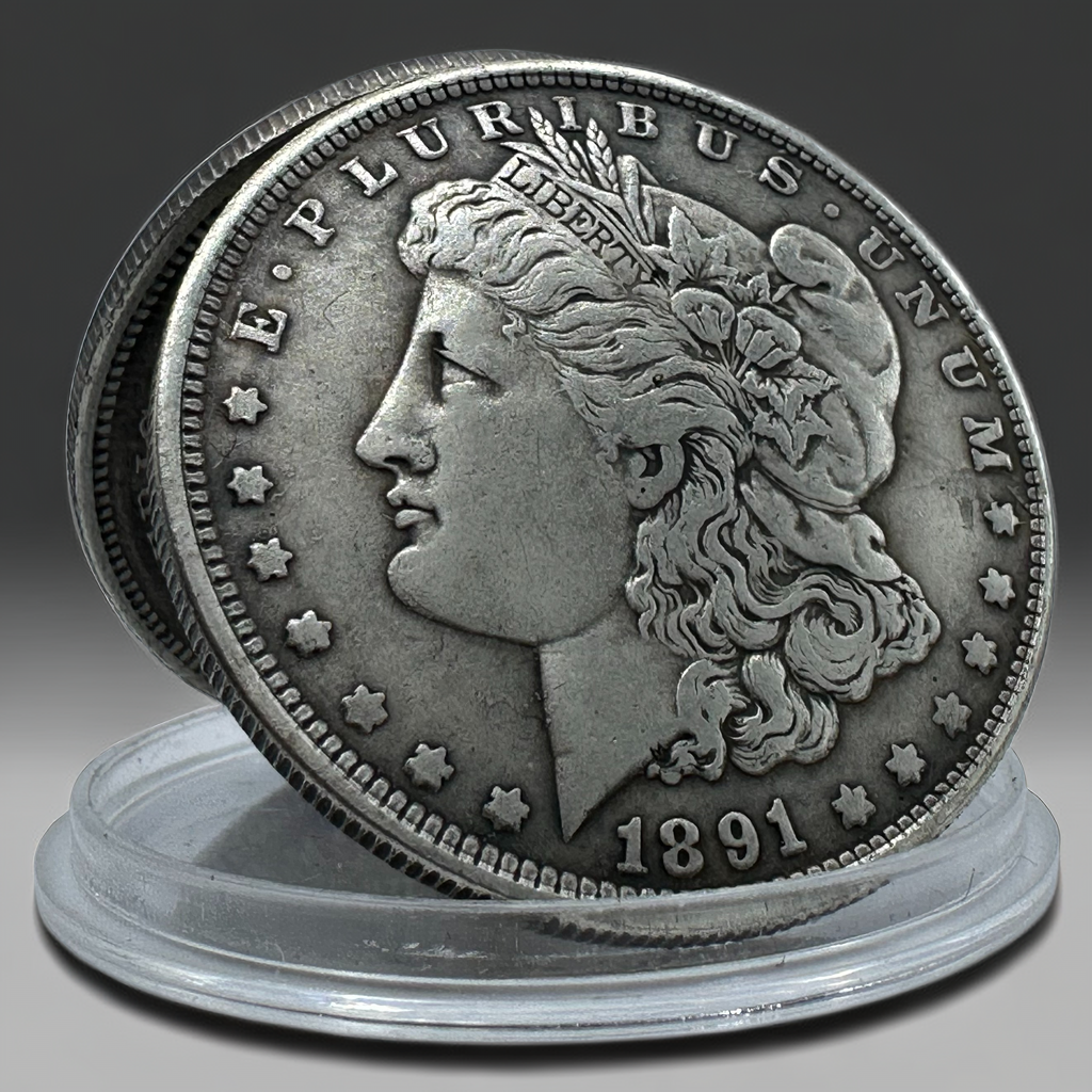 1891 Morgan Dollar Replica Coin Set – 10-Piece Historical Collectibles