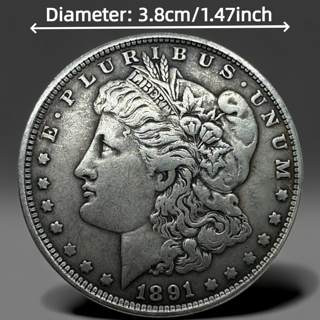 1891 Morgan Dollar Replica Coin Set – 10-Piece Historical Collectibles