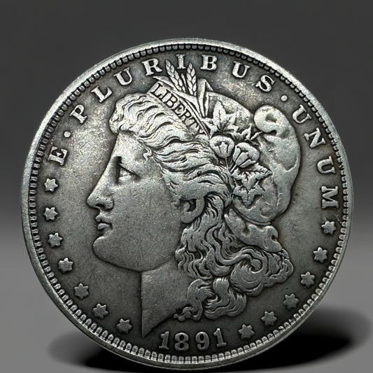 1891 Morgan Dollar Replica Coin Set – 10-Piece Historical Collectibles