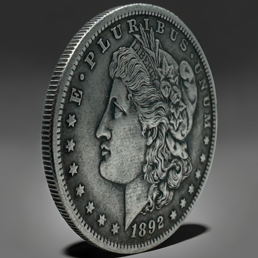 1892 Morgan Dollar Replica Coin Set – 10pcs Historical Coin Collection