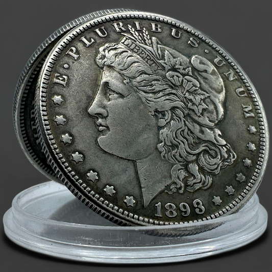 1893 Morgan Dollar Replica Coin Set – 10 Piece Vintage Collection