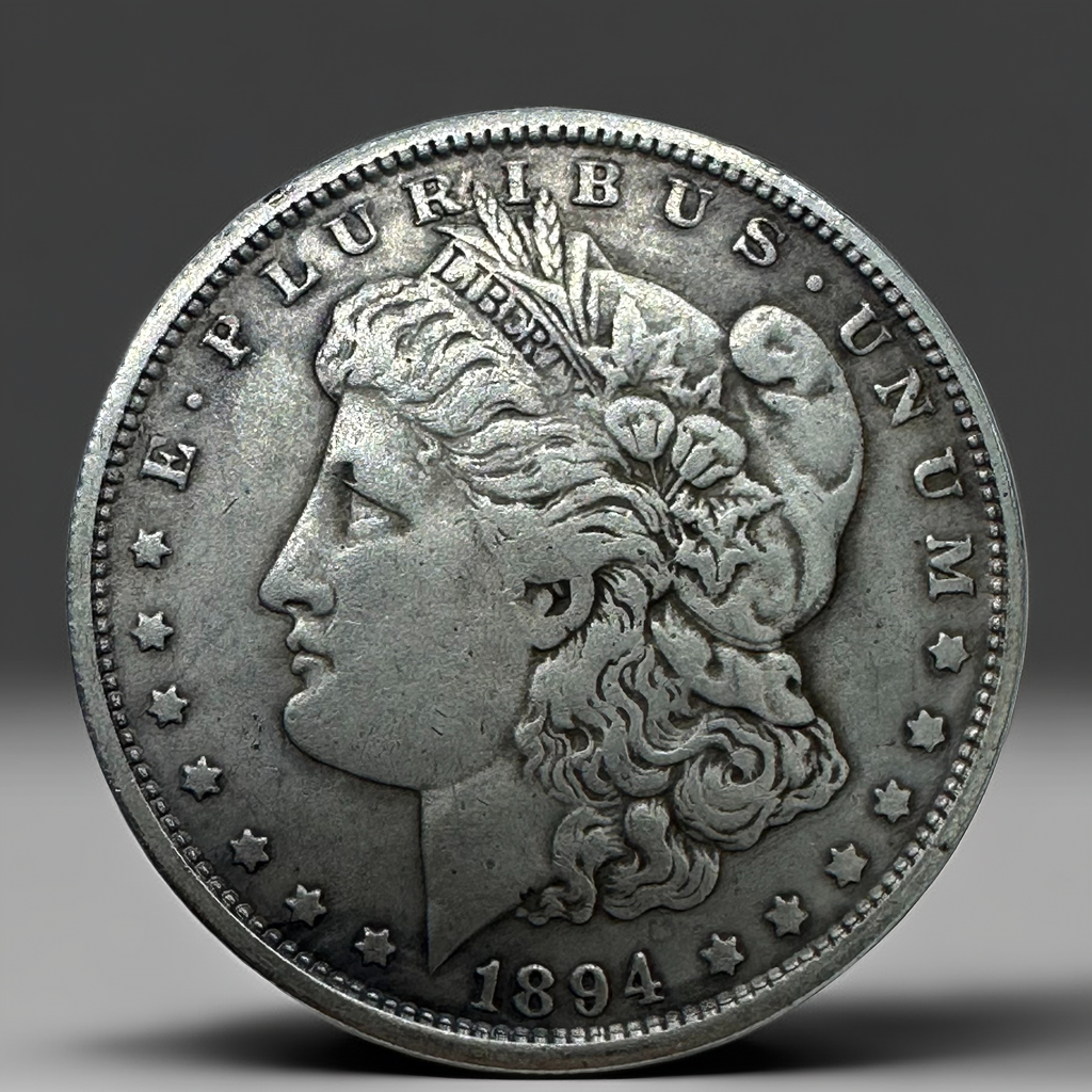 1894 Morgan Dollar Replica Coin Set | 10-Piece Vintage Collection