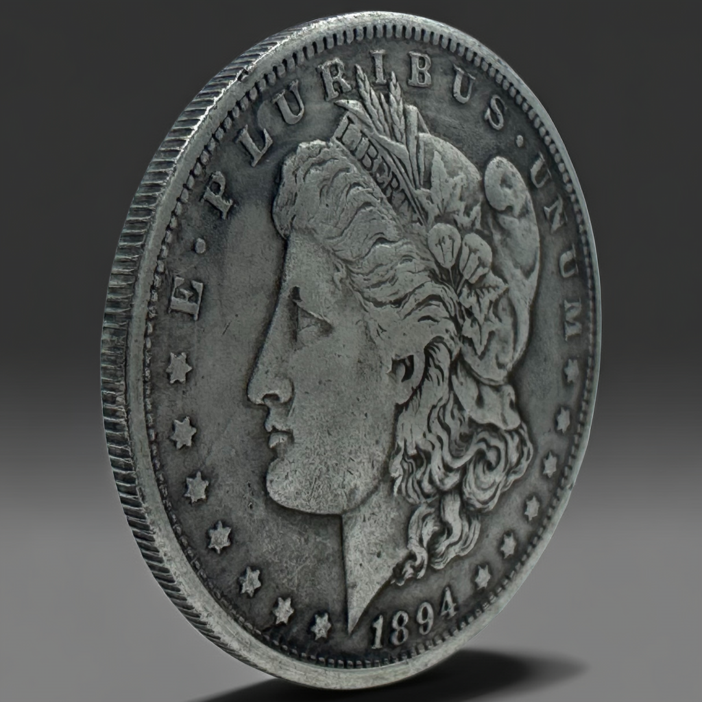 1894 Morgan Dollar Replica Coin Set | 10-Piece Vintage Collection