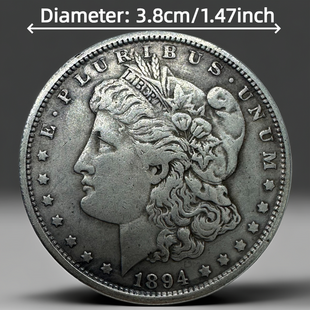1894 Morgan Dollar Replica Coin Set | 10-Piece Vintage Collection
