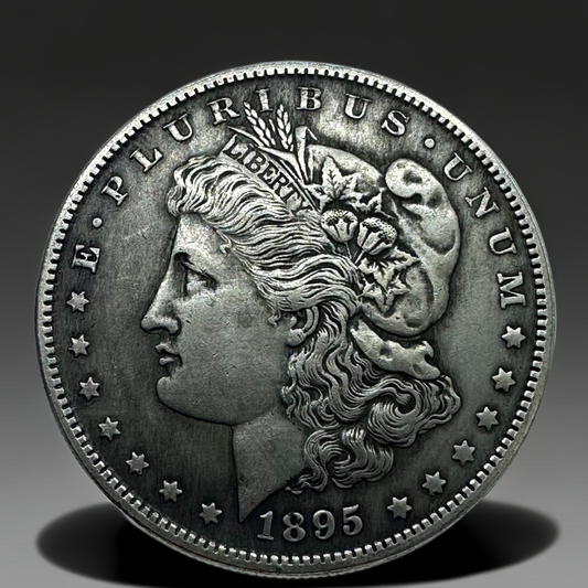 1895 Morgan Dollar Replica Coin Set – 10pcs Vintage Collectible Replicas