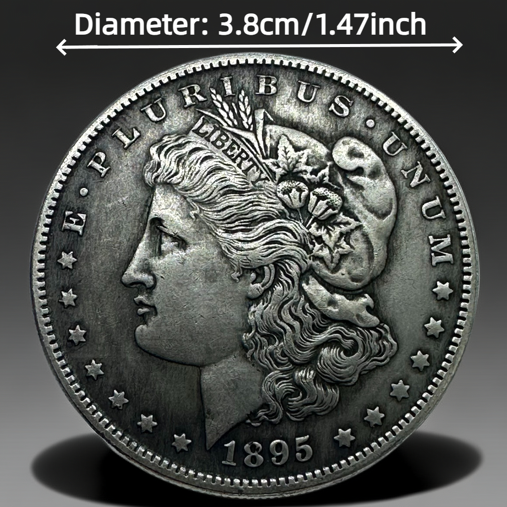 1895 Morgan Dollar Replica Coin Set – 10pcs Vintage Collectible Replicas