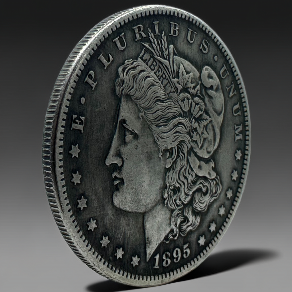1895 Morgan Dollar Replica Coin Set – 10pcs Vintage Collectible Replicas