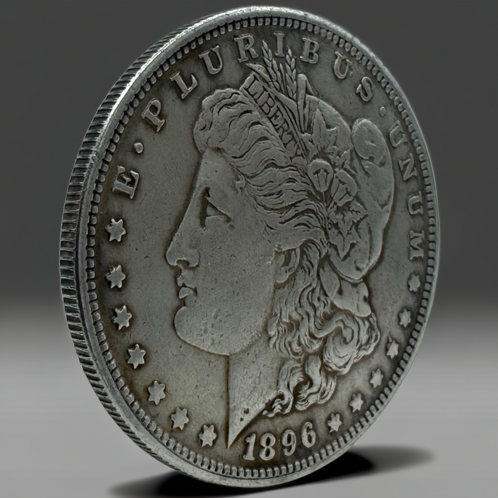1896 Morgan Dollar Replica Coin Set – 10-Piece Iron Collectible Set