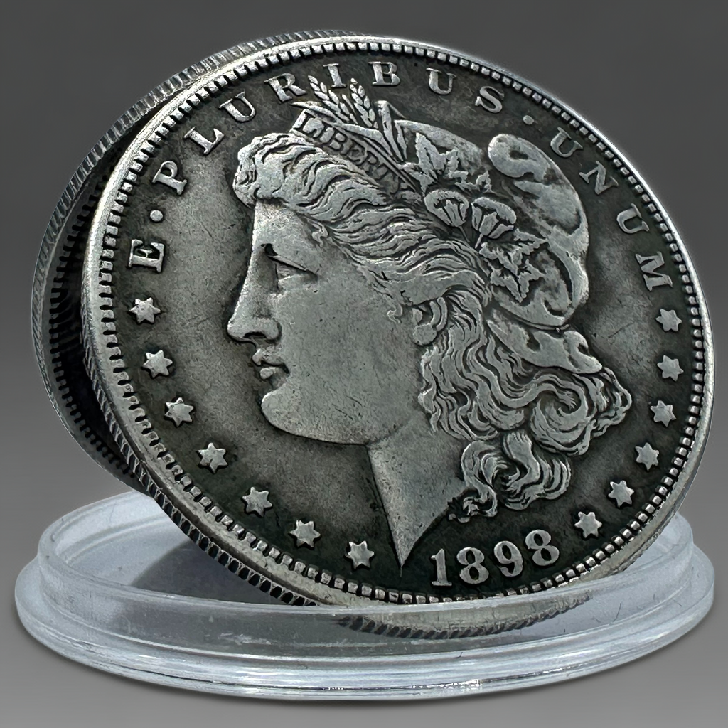 1898 Morgan Dollar Replica Coin Set – 10 Piece Collectible Coins