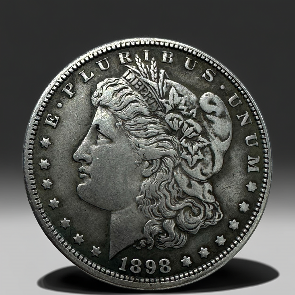 1898 Morgan Dollar Replica Coin Set – 10 Piece Collectible Coins
