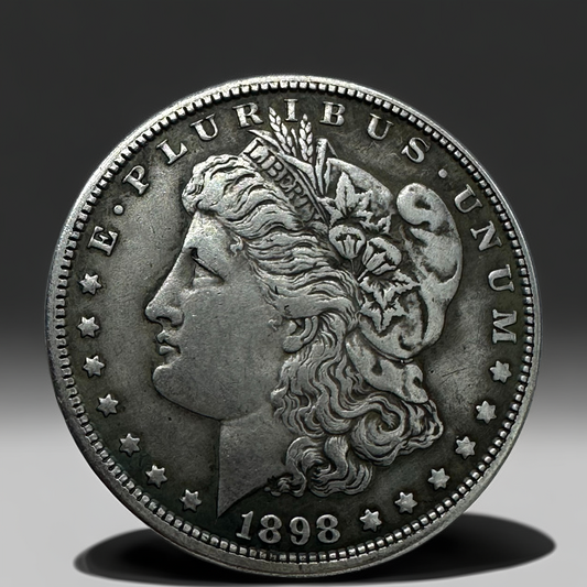 1898 Morgan Dollar Replica Coin Set – 10 Piece Collectible Coins