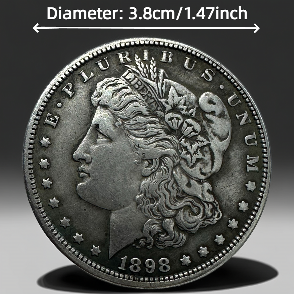 1898 Morgan Dollar Replica Coin Set – 10 Piece Collectible Coins