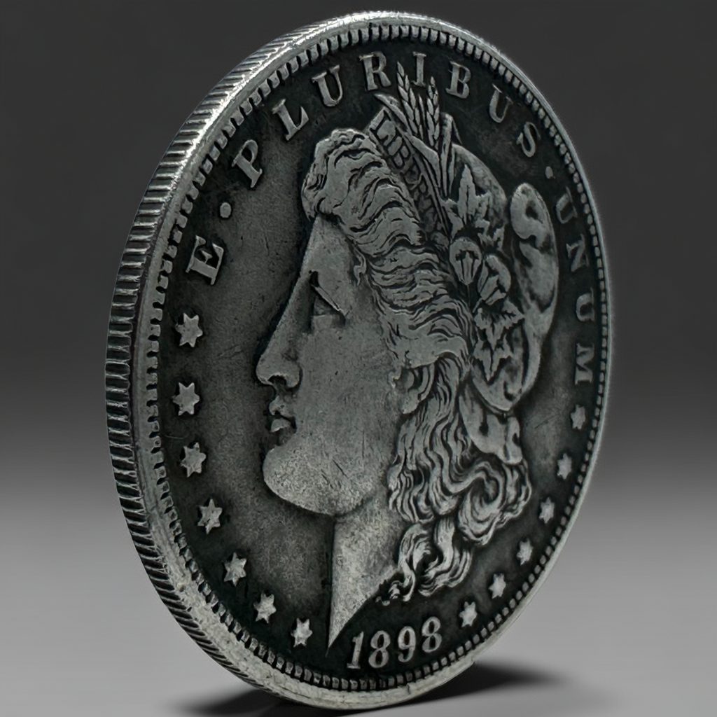 1898 Morgan Dollar Replica Coin Set – 10 Piece Collectible Coins