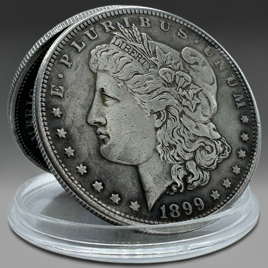 1899 Morgan Dollar Replica Coin Set – 10pcs Historical Collectible Coins