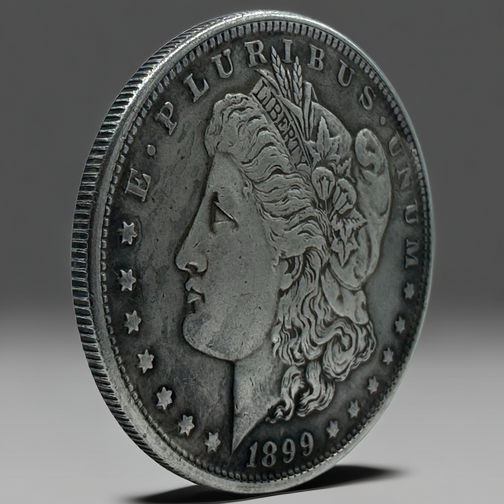 1899 Morgan Dollar Replica Coin Set – 10pcs Historical Collectible Coins
