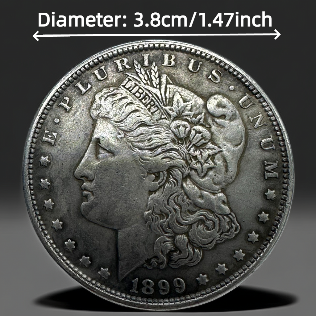 1899 Morgan Dollar Replica Coin Set – 10pcs Historical Collectible Coins
