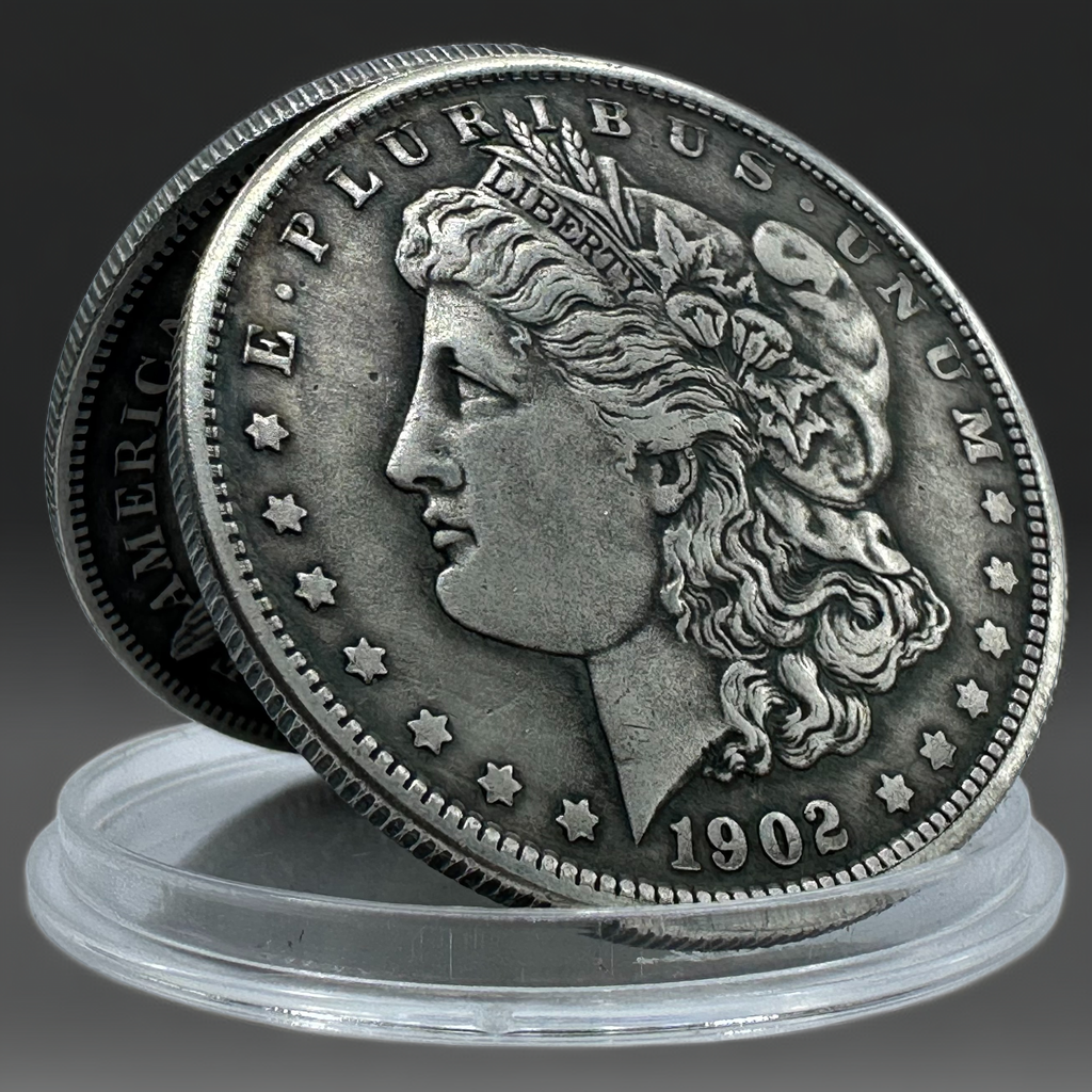 1902 Morgan Dollar Replica Coin Set – 10 Piece Historical Collection