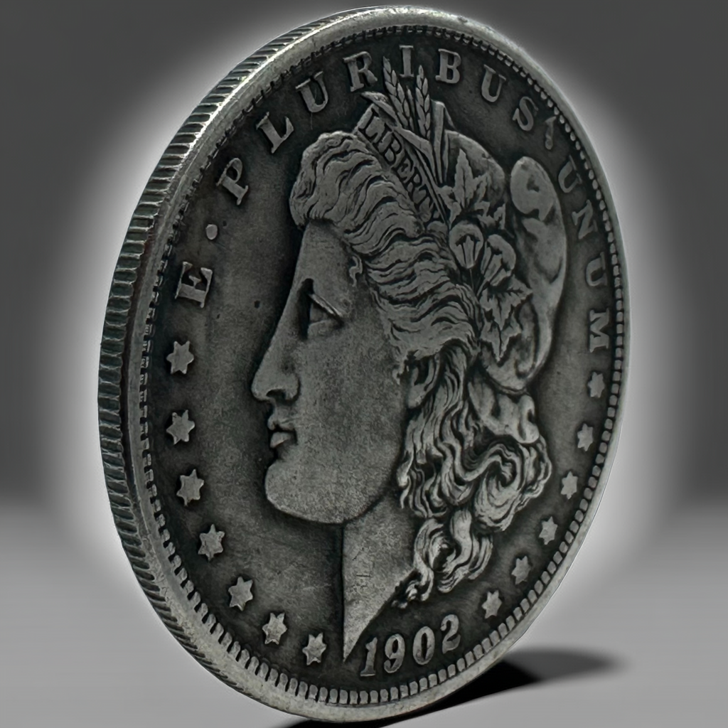 1902 Morgan Dollar Replica Coin Set – 10 Piece Historical Collection