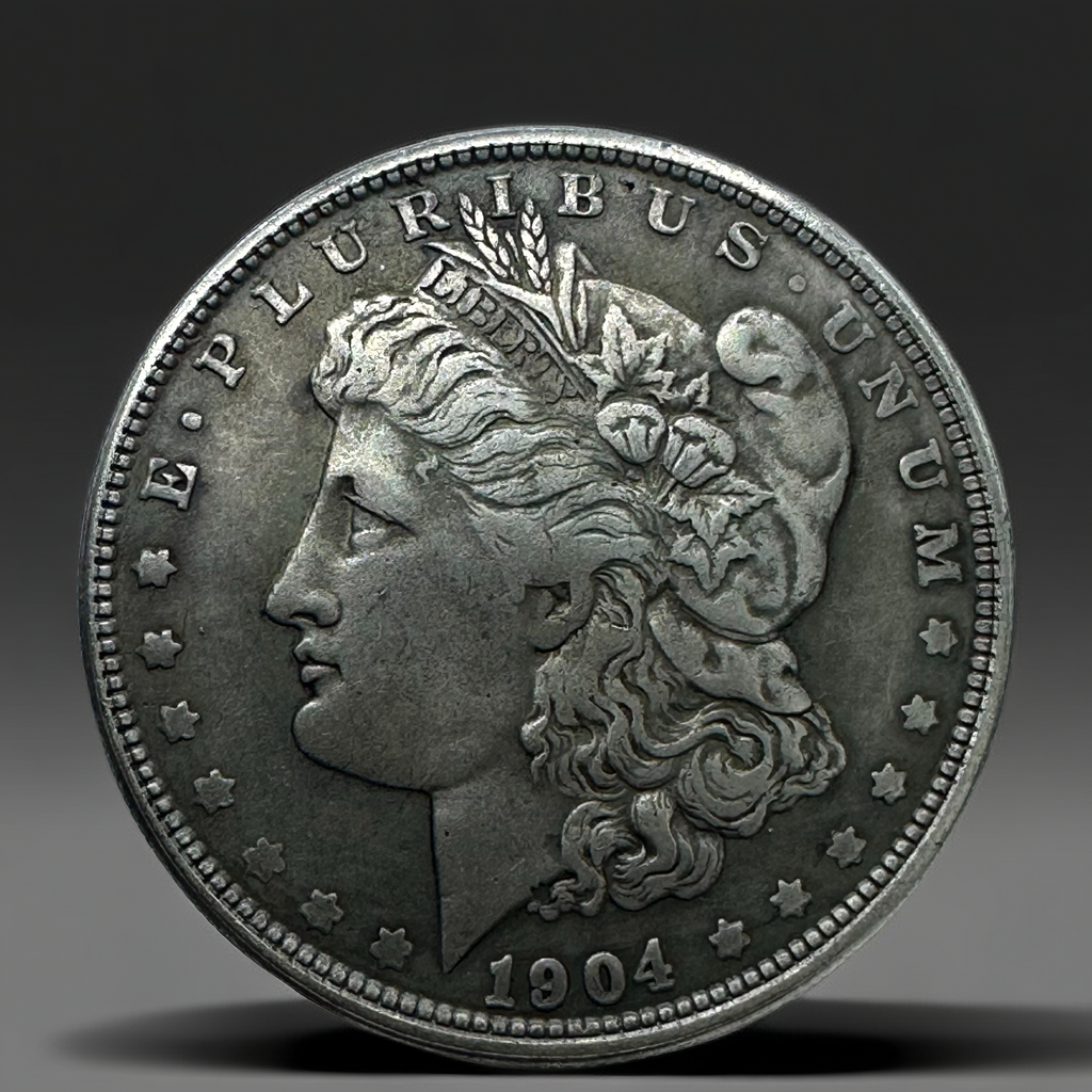 1904 Morgan Dollar Replica Coin Set – 10-Piece Collectible Collection